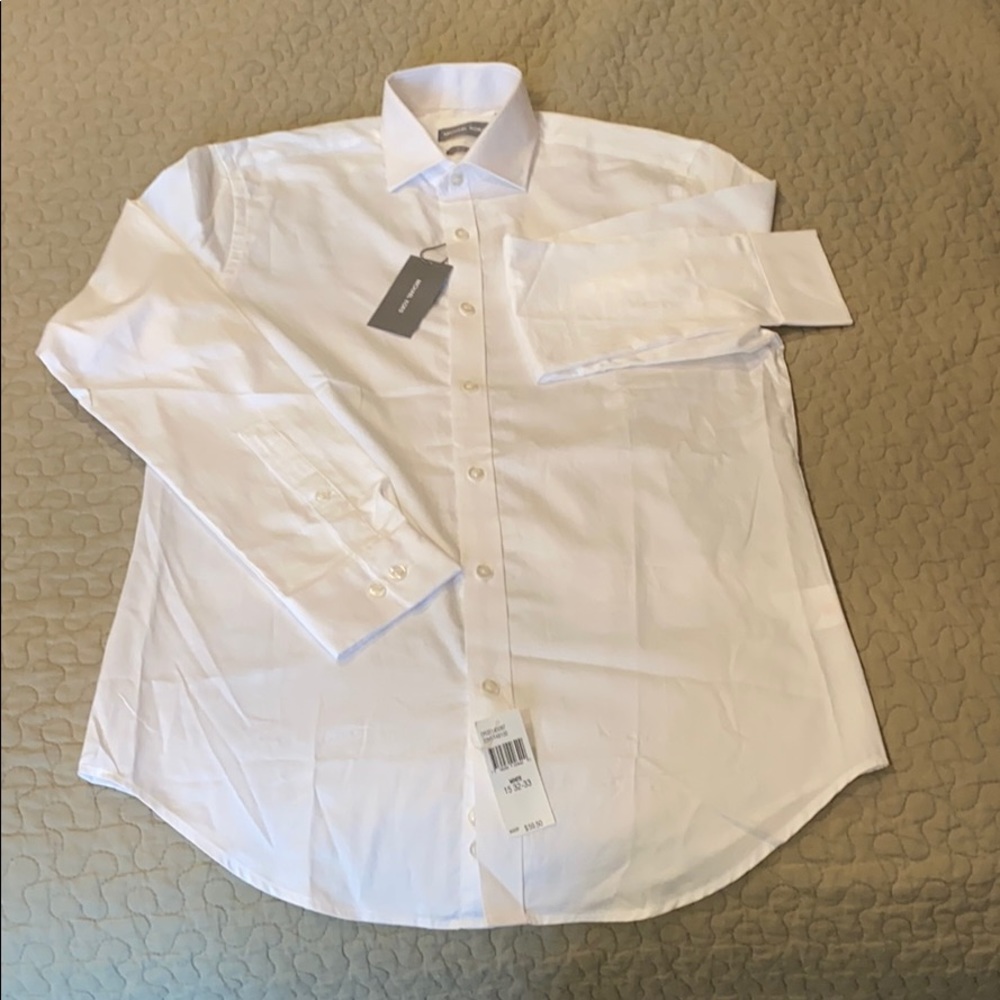 White Michael Kors Button Down Shirt